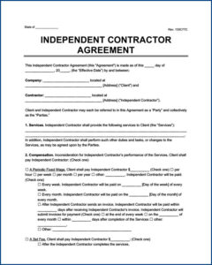 Contractor Payment Agreement Template (With Samples)