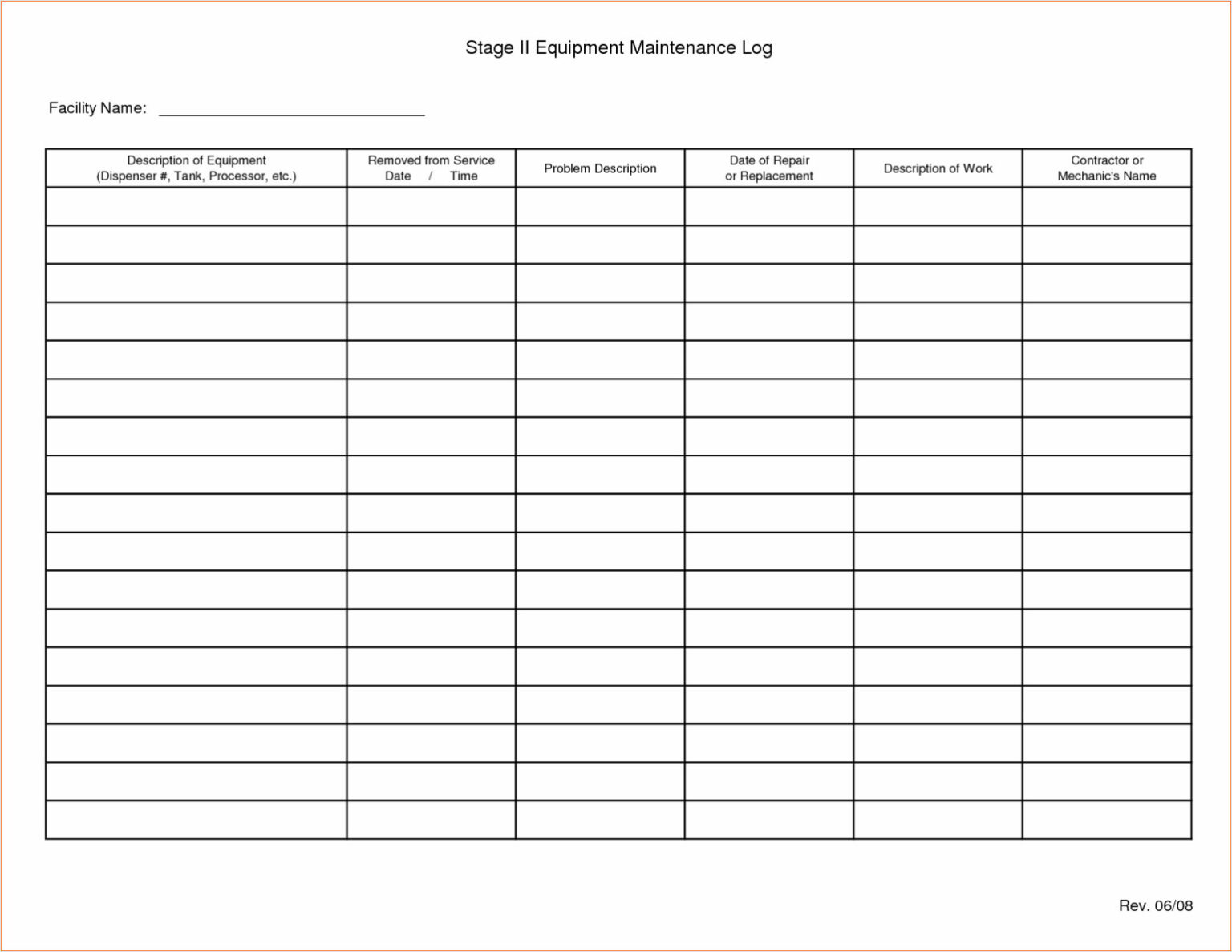 Free Printable Mechanic Timesheet Template